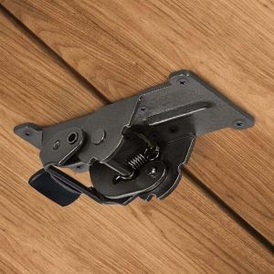 YMYNY 0-90-180 Degr&eacute;s Charni&egrave;re Pliante Autobloquante le Panneau D'extension de Table Rabattable Support Pliable Raccords pour &Eacute;tabli Pliant en Fer