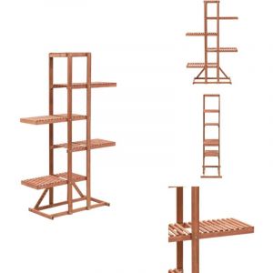 Vidaxl - Support pour plantes Bois cèdre 86 x 36 x 139 cm - Support Plante - Étagère Plante - Jardinerie - Décoration Intérieur - Bois Cèdre