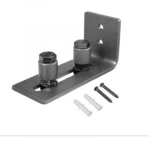 Guide Portail Coulissant Guide de Plancher Guide de Rail Porte Coulissante Réglable en Acier au Carbone pour Accessoire de Quincaillerie de Porte de