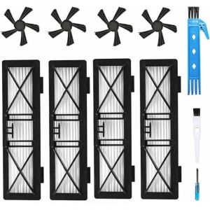 Kit de Remplacement de Filtre et de Brosse lat&eacute;rale Ultra Performance pour Neato Connected D3 D4 D5 D6 D7 Botvac s&eacute;rie D75 D80 D80 et Botvac 70e 75