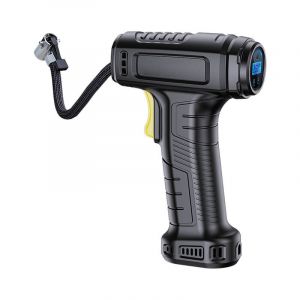 Gonfleur de pneus de Voiture sans Fil, 12 V 150 PSI gonfleur électrique, gonfleur de pneus à arrêt Automatique avec lumières LED et 4 Buses pour