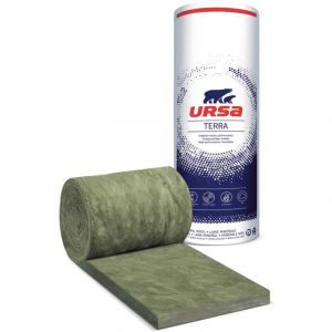 Ursa - Rouleau laine de verre coustic terra nue - Ep. 60mm - 10,80m&sup2; - r 1.5