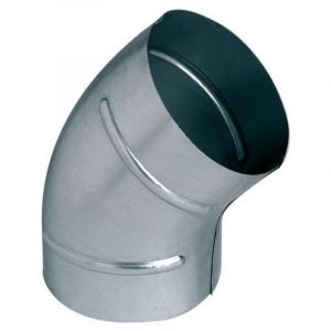 Coude 45&deg; Galva D80