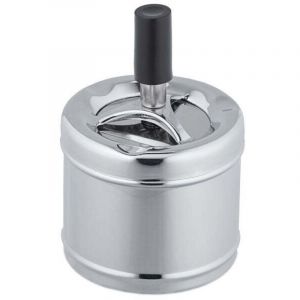 Cendrier avec couvercle rotatif