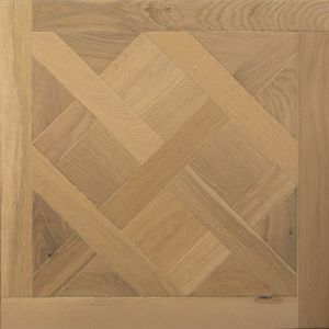 Dalle de parquet Versailles -Ch&ecirc;ne Verni-Blanchi-60x60 cm
