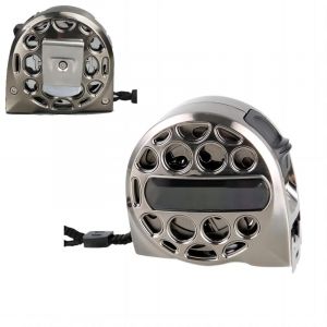 NOLUXA R&egrave;gle m&eacute;trique r&eacute;tractable anti-corrosion en acier inoxydable, ruban &agrave; mesurer en acier inoxydable &eacute;tanche, Ruban &agrave; mesurer creux en m&eacute;tal,