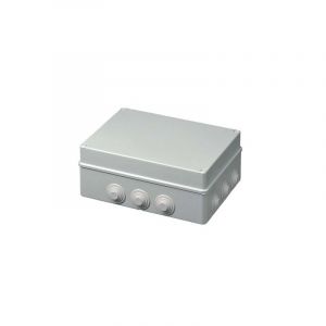 SIB - Boite de dérivation grise 240X190X90mm étanche à embouts IP55 couvercle vis isolées plombables P03418