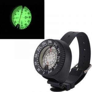 Boussole De Plongée, Compas De Plongée Sous Marine Boussole De Poignet Imperméable De Vision Nocturne Boussole Calibration Hémisphère Sud