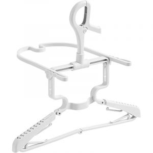 CCYKXA Cintre rotatif pour sweat &agrave; capuche (1 pi&egrave;ce), cintre pliable, cintre pliable et antid&eacute;rapant pour sweat &agrave; capuche, gain de place, pour le