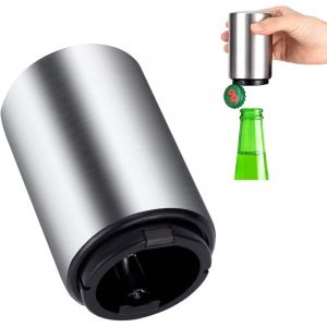 D&eacute;capsuleur automatique magn&eacute;tique en acier inoxydable pour bouteille de bi&egrave;re, id&eacute;al pour les barbecues, les f&ecirc;tes, la