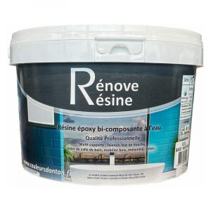 Couleur D'antan - Résine colorée multisupport Renove Resine - ral 7026 Gris granit - 0.5L - Idéale carrelage, baignoire, évier, mélaminé, bois,