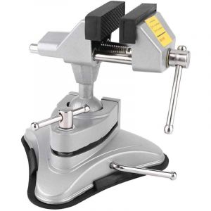 &Eacute;tau de serrage rotatif &agrave; 360 degr&eacute;s, table de fraisage, &eacute;tau portable en alliage d'aluminium pour le travail du bois et