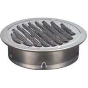 Alovez - Grille de ventilation ronde en acier inoxydable Grille de ventilation en métal de 100 mm Grille
