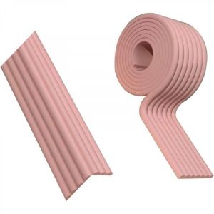 Protections d'angle, bandes de protection de bord, coussins d'angle de meubles en mousse souple r&eacute;sistante (rose, 8 cm de large x 2 m de long).