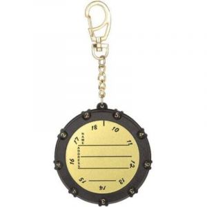 Jalleria - Compteur de score de golf portable, compteur de score pour coups de golf, putts, marqueur de golf 18 trous avec roues numérotées, compteur