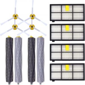 Pièces de rechange compatibles avec iRobot Roomba 800 900 Series 860 870 871 875 880 886 890 891 895 960 965 966 980 Accessoires avec 2 jeux