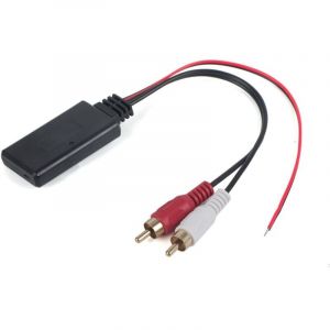 Adaptateur universel de Module Bluetooth sans fil, cable auxiliaire AUX Audio 2 RCA, connecteur d'autoradio