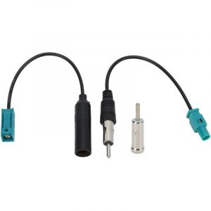 Jeffergarden Adaptateur d'antenne de voiture universel Fakra z vers din, c&acirc;ble de connecteur pour r&eacute;cepteur de lecteur multim&eacute;dia st&eacute;r&eacute;o hd cd