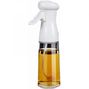 Pulv&eacute;risateur d'huile Vaporisateur d'huile en verre 200 ml Pulv&eacute;risateur de brouillard non colmatant pour huile d'olive Eau Sauce soja Cuisson