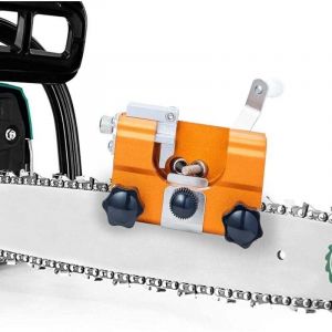 Affuteuse de Chaine Tronconneuse, Gabarit D'aff&ucirc;tage de Cha&icirc;ne de Tron&ccedil;onneuse, Facile &agrave; Utiliser, Kit Affutage Chaine Tron&ccedil;onneuse, pour Tous les