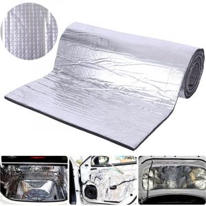 Isolant Thermique Auto-Adh&eacute;sif, Tapis D'isolation Phonique et Thermique pour Voiture, Auto Tapis D'isolation Acoustique, Thermique, Imperm&eacute;able, pour