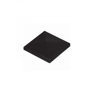 Couvre poteau chapeau carr&eacute; - Longueur 120mm Hauteur 29mm - Acier - &agrave; souder Deco Fer Forge