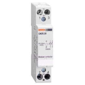 Contacteur modulaire Lovato 20A AC1 2NO 220VAC 1 module CN2020220
