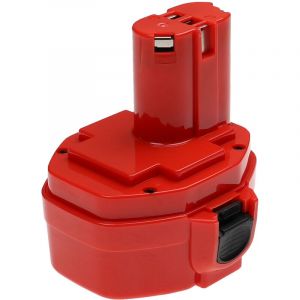 Extensilo - 1x Batterie compatible avec Makita 6281DWPE, 6281D, 6333DA, 6333D, 6280DWALE, 6333DWAE, 6333DWA outil &eacute;lectrique (3300 mAh, NiMH, 14,4 v)