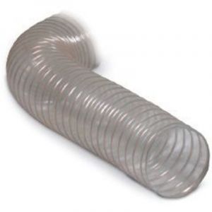 Tuyau transparent en spirale PU - 140MM - 5M Holzkraft 140MM5M