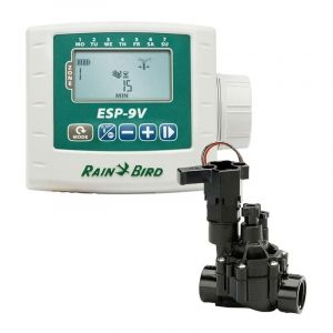 Rain Bird - Programmateur d'irrigation automatique à piles WPX1 avec électrovanne 100DVF 9V 1''