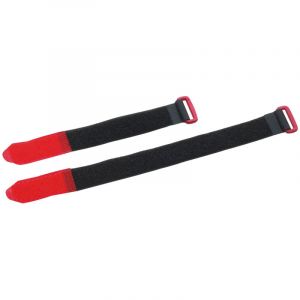 Attache-cble en velcro, avec �&ocirc;illet en plastique