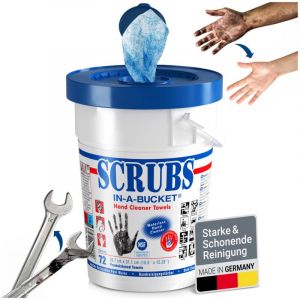 Lingettes humides de nettoyage Scrubs