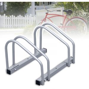 R&acirc;telier V&eacute;lo pour 1/2/3/4/5/6 V&eacute;los, Range V&eacute;lo au Sol ou Mural,en Suspension - 2 V&eacute;los