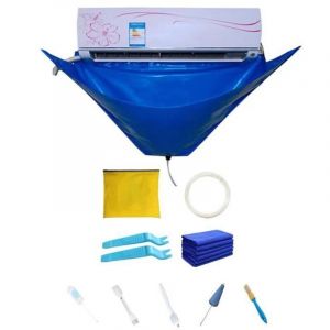 Kit Nettoyage Climatisation Split, Kit De Nettoyage &Eacute;tanche Pour Climatiseur,Kit De Nettoyage Pour Climatiseur Split Mural 9PCS