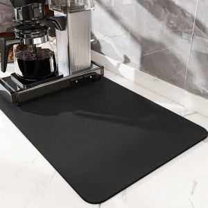Tapis Egouttoir Vaisselle, 40 x 30 cm Tapis Vaisselle Absorbant, Tapis Auto Sechant, Tapis evier Cuisine Antid&eacute;rapant, Tapis de Bar, Tapis Machine a