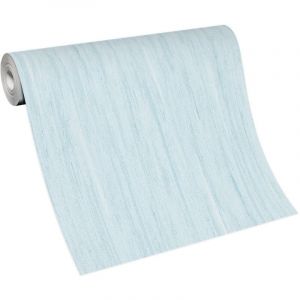 Erismann - bricoflor Papier Peint texturé bleu Tapisserie unie bleu clair pour chambre Papier Peint intissé uni bleu pour salon, couloir & plus