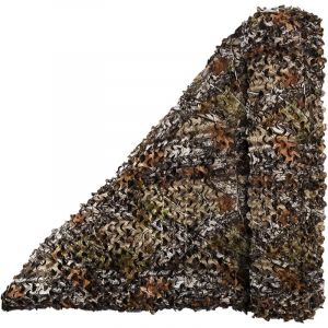 Shmshng - Voile d'ombrage Filet de camouflage d'arbre sans maille Filet Grille Polyester résistant à la déchirure Rouleau en vrac de 1,5 m de large