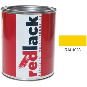 Redlack - Peinture Jaune signalisation ral 1023 Mat multisupport 1L