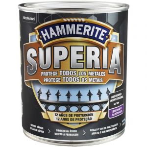 Hammerite - superia satin gris foncé