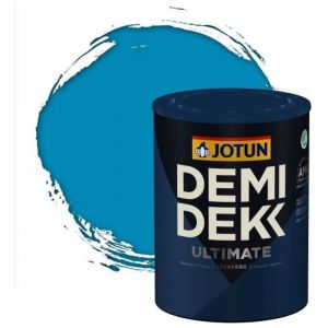 Peinture Bois - DEMI DEKK ULTIMATE - Lasure Opaque Satin&eacute;e - RAL 5012 - 0,75L - Bleu Clair