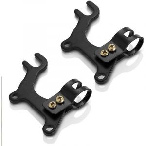 Adaptateur de frein de v&eacute;lo, 2pcs vtt Support de frein &agrave; disque de v&eacute;lo Adaptateur de cadre Support r&eacute;glable pour disque de frein &agrave; disque de v&eacute;lo