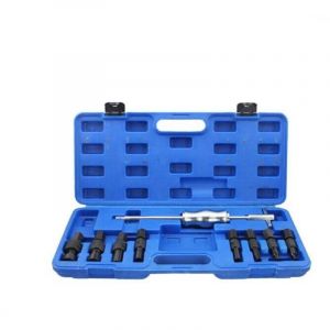 [JAMAIS UTILIS&Eacute;]Extracteur De Roulement Int&eacute;rieur Marteau &agrave; Inertie 9 pcs Ensemble d'outils d'extraction de palier &agrave; trou borgne - bleu