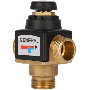 [JAMAIS UTILIS&Eacute;] Mitigeur thermostatique pour chauffe-eau solaire en laiton &uml;&curren; filetage male 3 voies DN20， mitigeur thermostatique