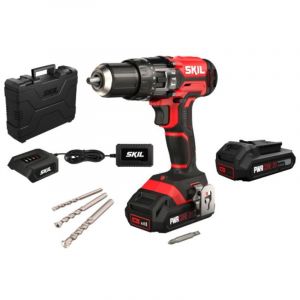 Perceuse à percussion 20V (2X2.0 Ah) + valise Skil CD1E3018HF