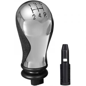 Pommeau de Vitesse Manuel 5 Vitesses pour Citroen C5 01-08 Xsara Picasso 1999-2008 - Noir et Chrome Brillant OE 2403Y8