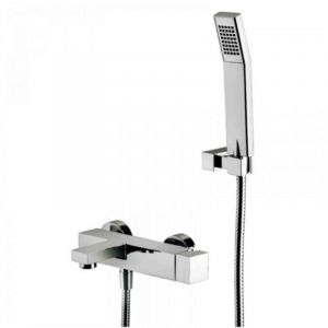 Paffoni - Mitigeur bain/douche avec support mural articul&eacute; elle EL023CR Chrom&eacute; - elle