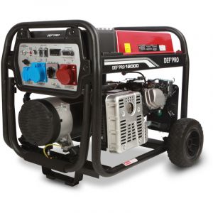 Kompak - defpro Groupe &eacute;lectrog&egrave;ne Essence 8500W triphase bi-tension