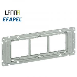 Adaptateur à encastrer 6 modules latina