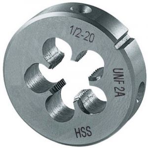 Filière, UNF, Filetage : UNF 1/2-20 pouces, Filets par 24 pouces, Ø extérieur x hauteur 30 x 11 mm