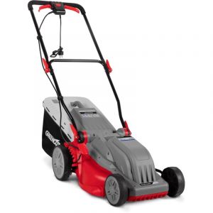 Tondeuse à gazon électrique 1600W 240V, lame à double tranchant de 380mm, 6 hauteurs de coupe réglables et bac de collecte de 45L Greencut GLM1600C